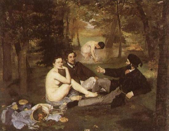 Edouard Manet Le dejeuner sur l herbe oil painting picture